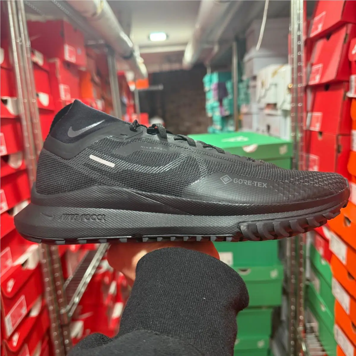 Nike shoes - Nike React Pegasus - React Pegasus - HM9728-002 - Black, Manufacturer: Black/Anthracite/Velvet Brown 5