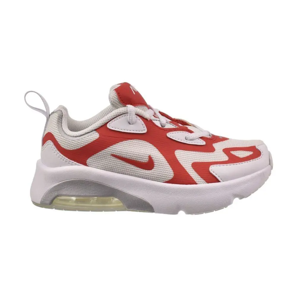 Nike Air Max 200 PS Little Kids` Shoes White/university Red AT5628-101 - White/University Red