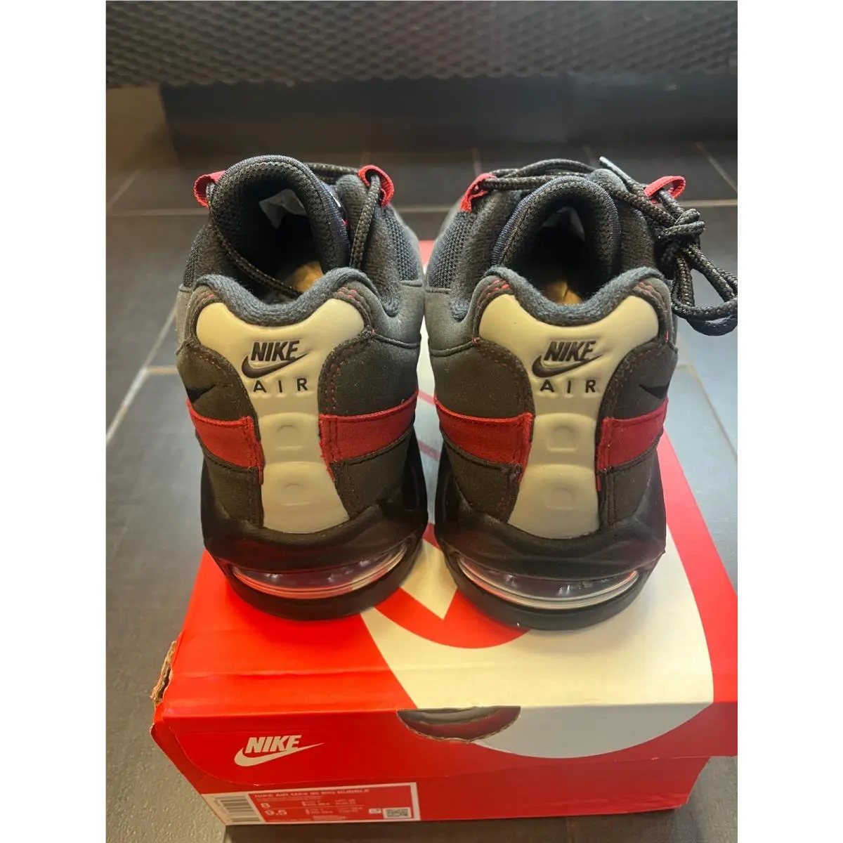 Nike shoes - BLACK AND CRIMSON 6