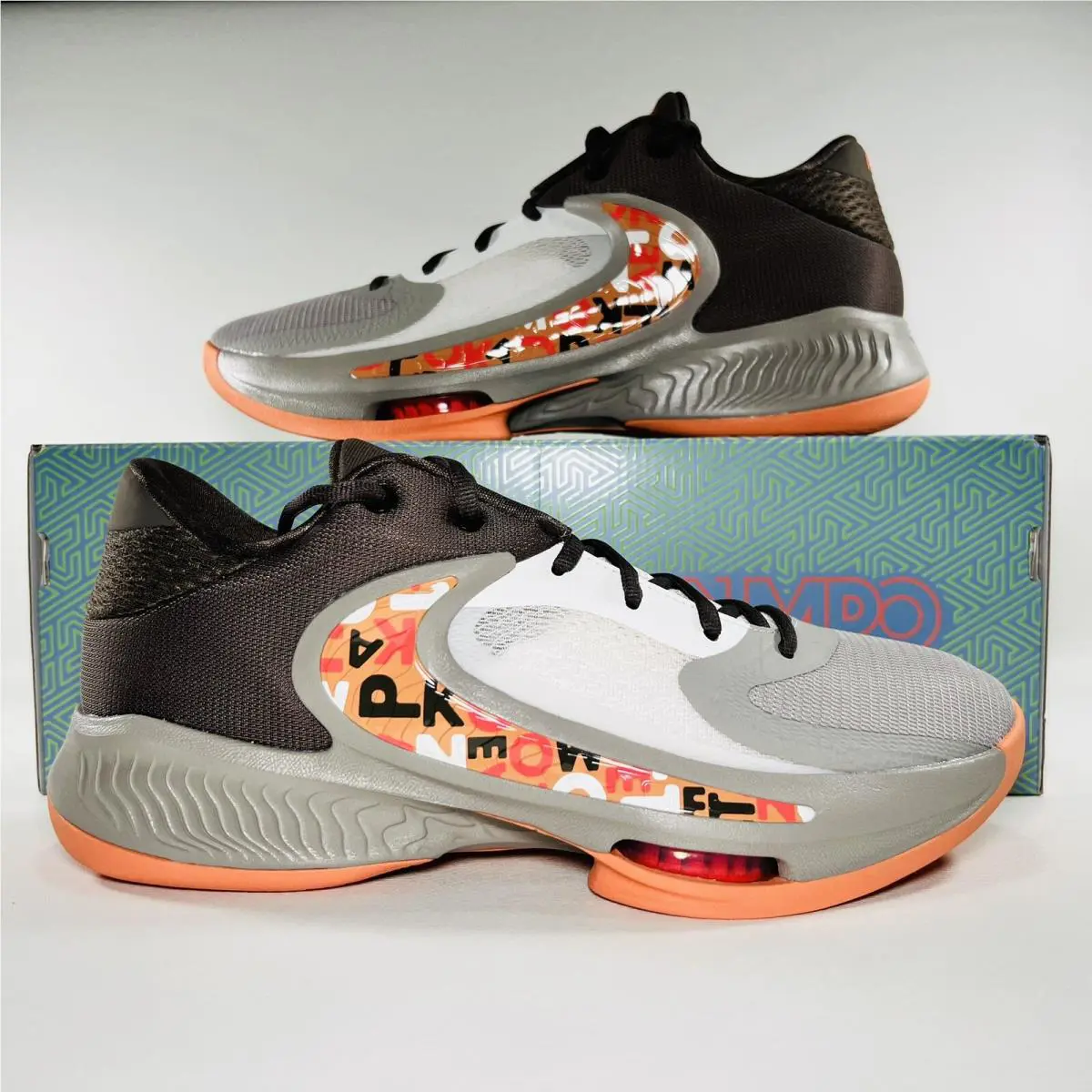 Nike shoes - Nike Zoom Freak - Zoom Freak - DJ6149 003 - Brown / Sail / Orange 10