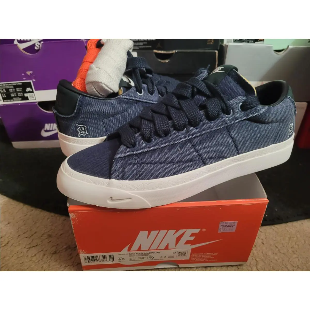 Nike shoes - Nike Blazer Low - Blazer Low - HQ2054 400 - Blue 5