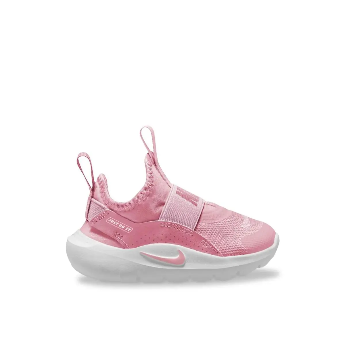 Boy`s Athleisure  Flex Runner 4 Slip Light Pink by Nike