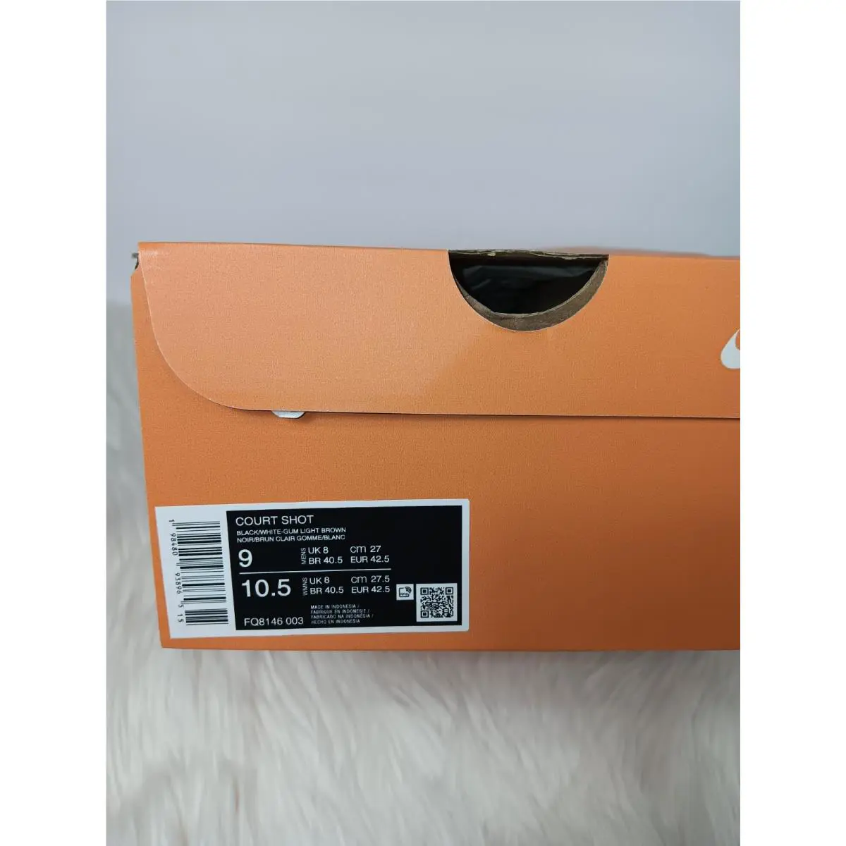 Nike shoes - Shot - Shot - FQ8146-003 - Black/Gum Light Brown/White 7