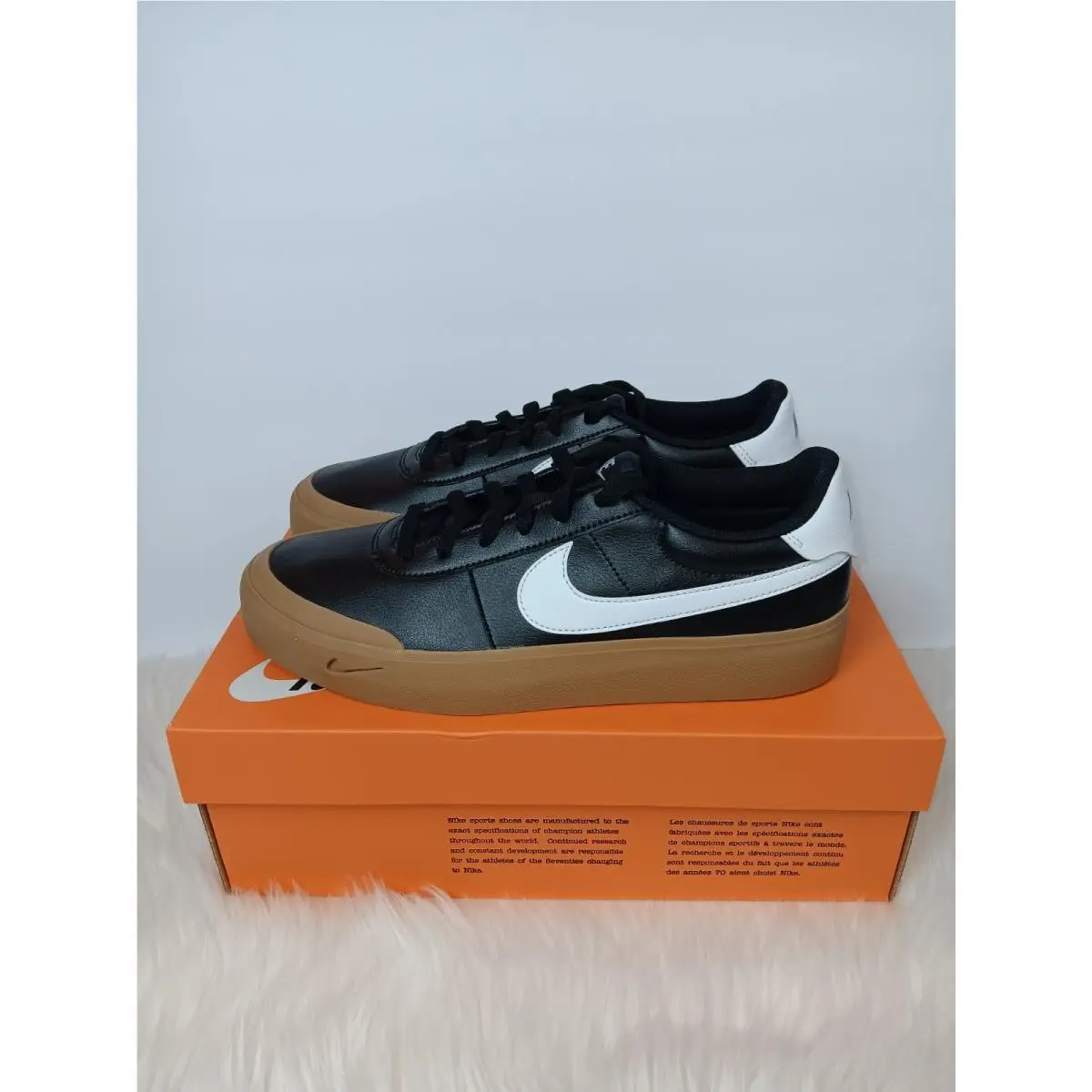 Nike shoes - Shot - Shot - FQ8146-003 - Black/Gum Light Brown/White 9