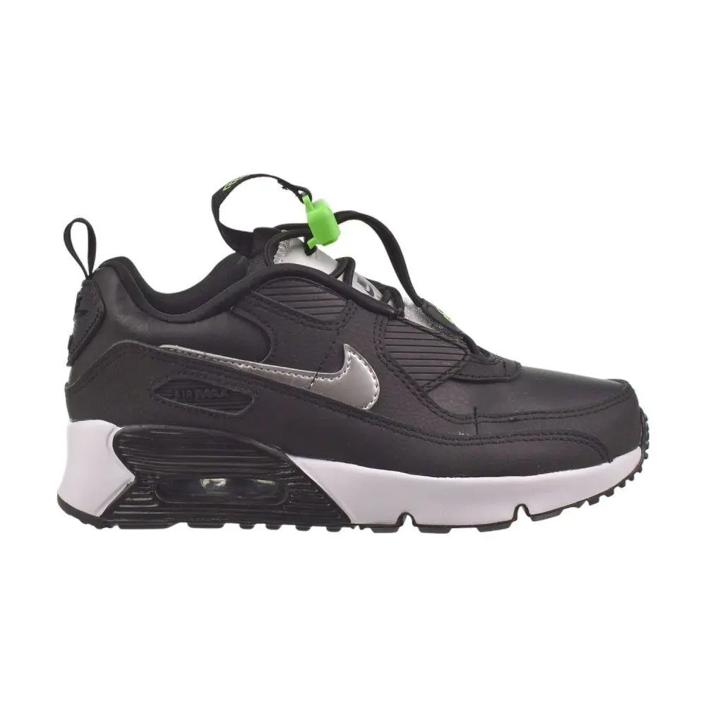 Nike Air Mix 90 Toggle PS Little Kids` Shoes Black/chrome-green Strike - Black/Chrome-Green Strike