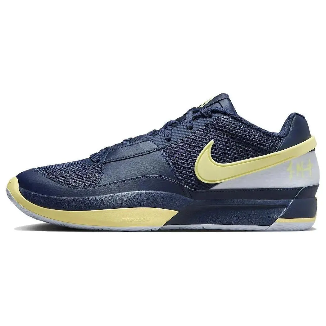 Nike shoes - Nike Ja 1 - FQ4796-402 - MIDNIGHT NAVY /LT LASER ORANGE 4
