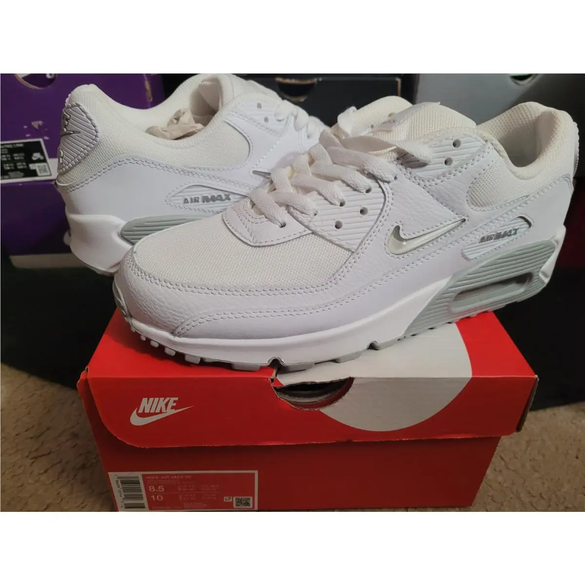 Nike shoes - Nike Air Max 90 - Air Max - FN8005-100 - White 5