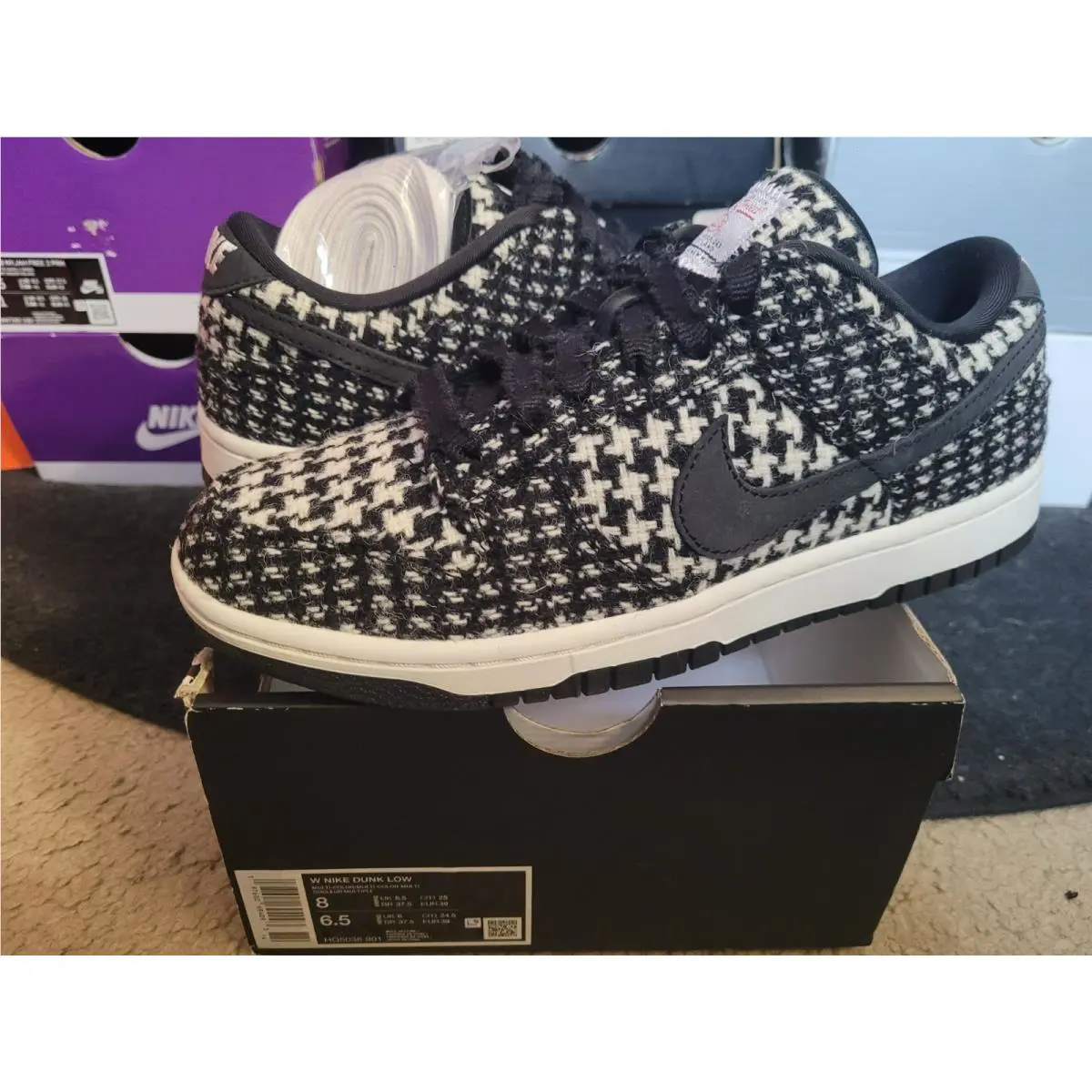 Nike shoes - Nike Dunk Low - Dunk Low - HQ5036 901 - Black 4