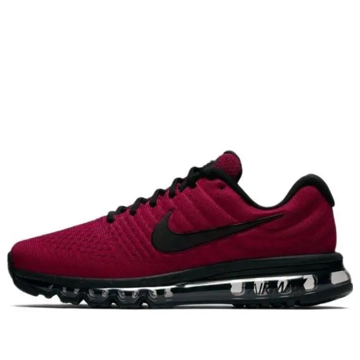 Men Nike Air Max 2017 Running Shoes Sneakers Team Red Black Dark Grey 849559 603 - Red