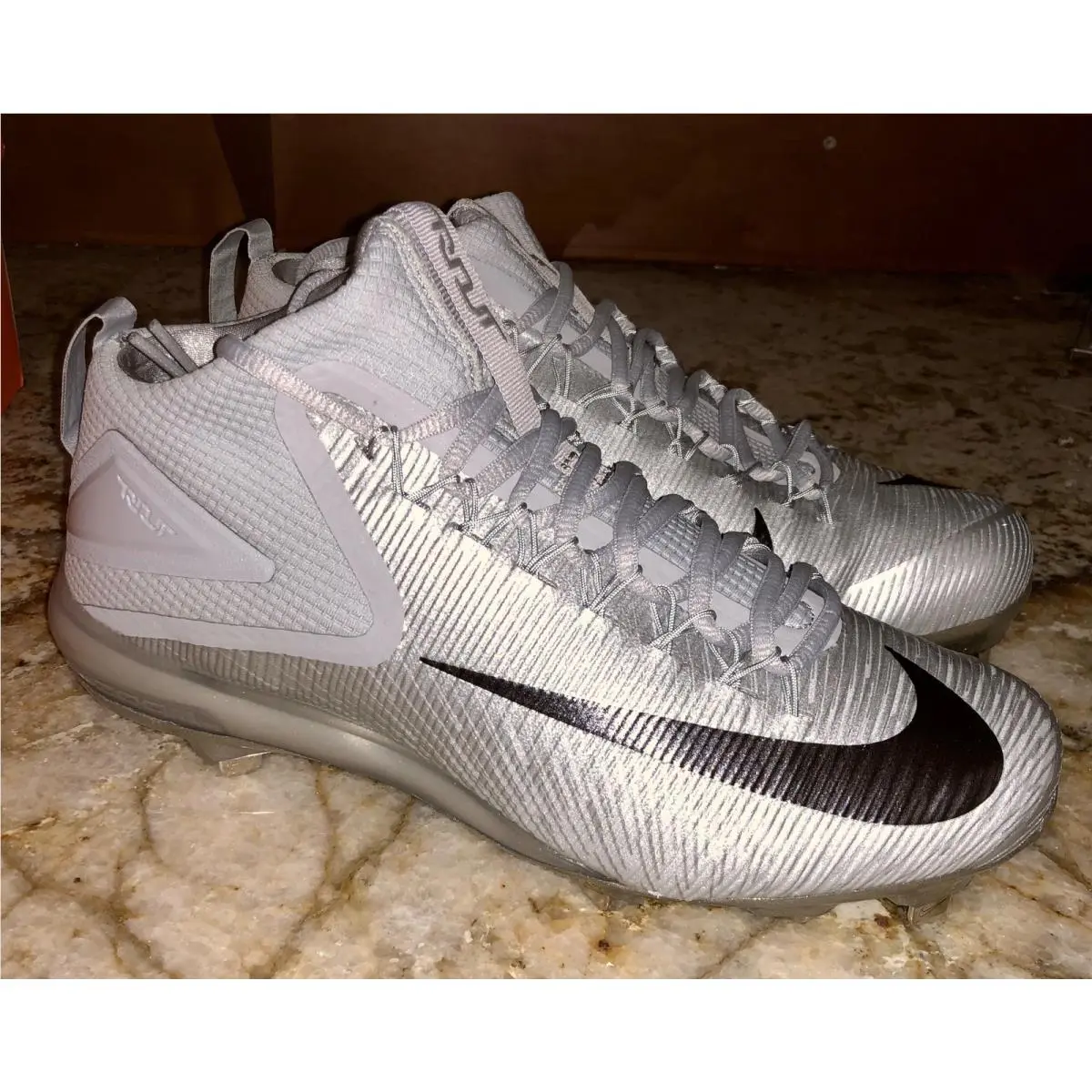 Nike shoes - NIKE Force Trout 3 Baseball Cleats - 856503 - Gray 1