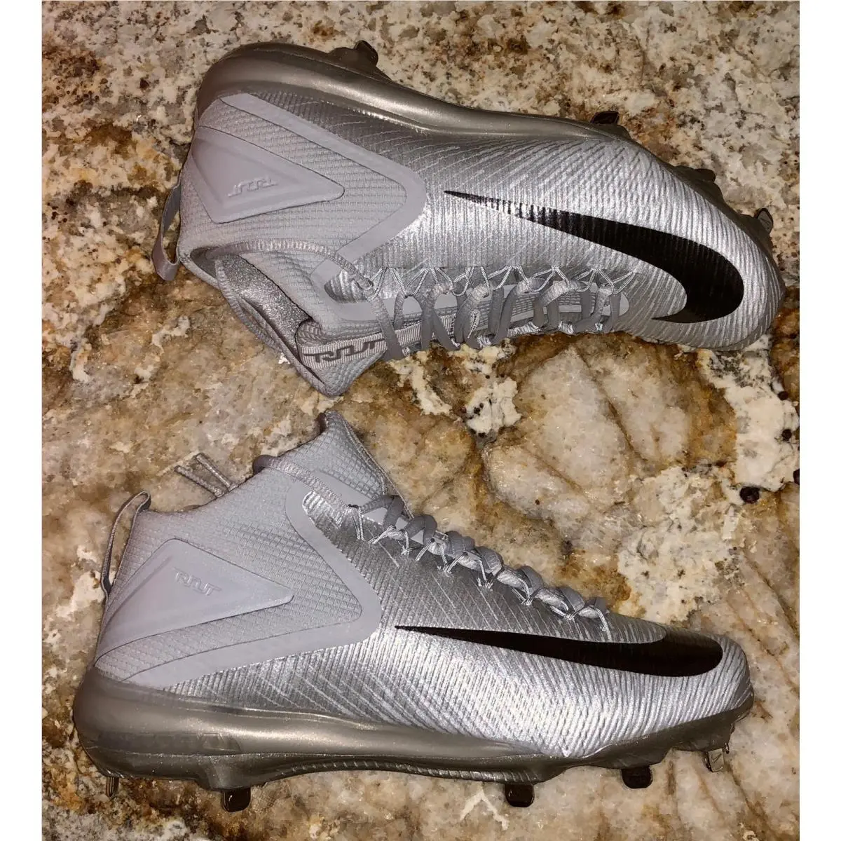 Nike shoes - NIKE Force Trout 3 Baseball Cleats - 856503 - Gray 2