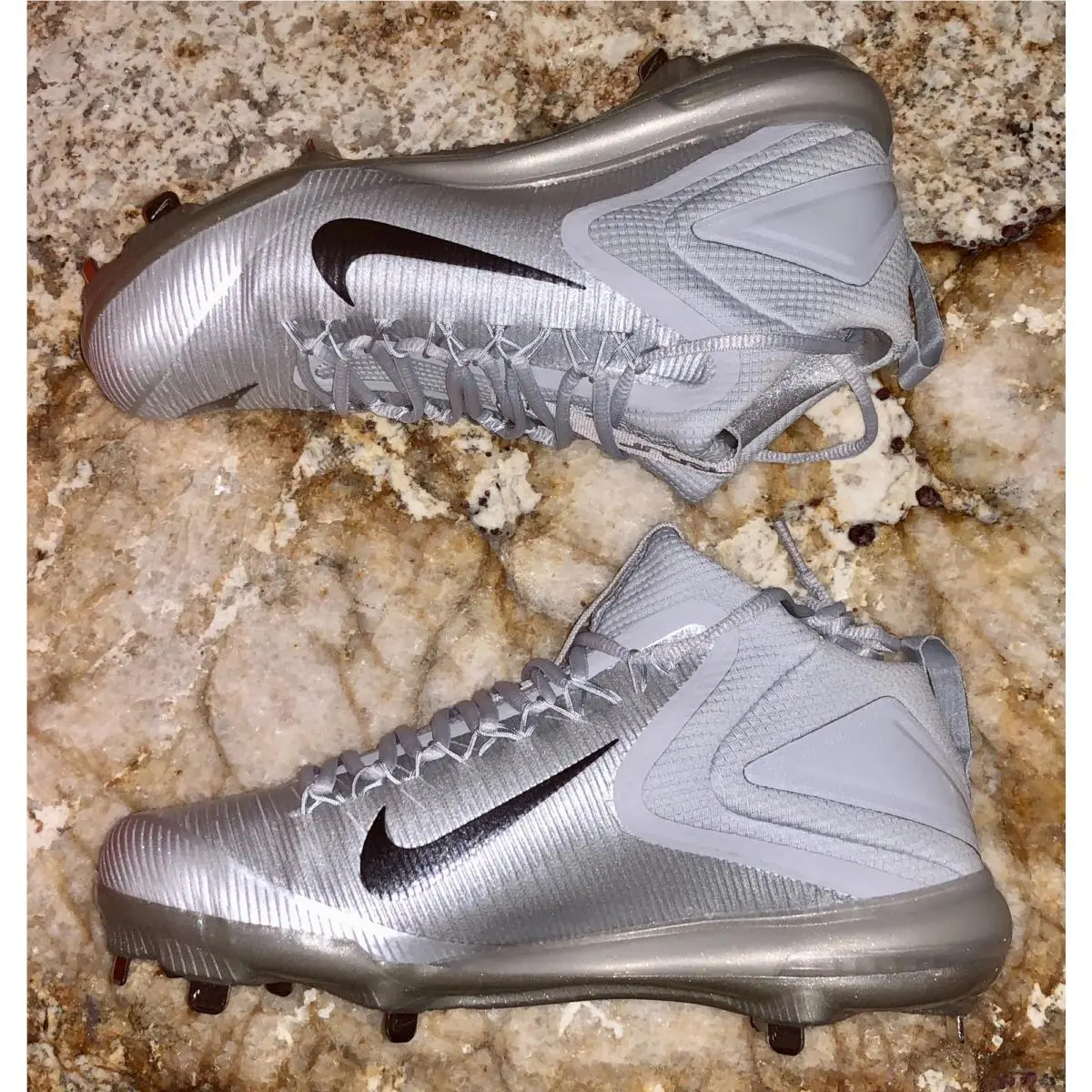 Nike shoes - NIKE Force Trout 3 Baseball Cleats - 856503 - Gray 12