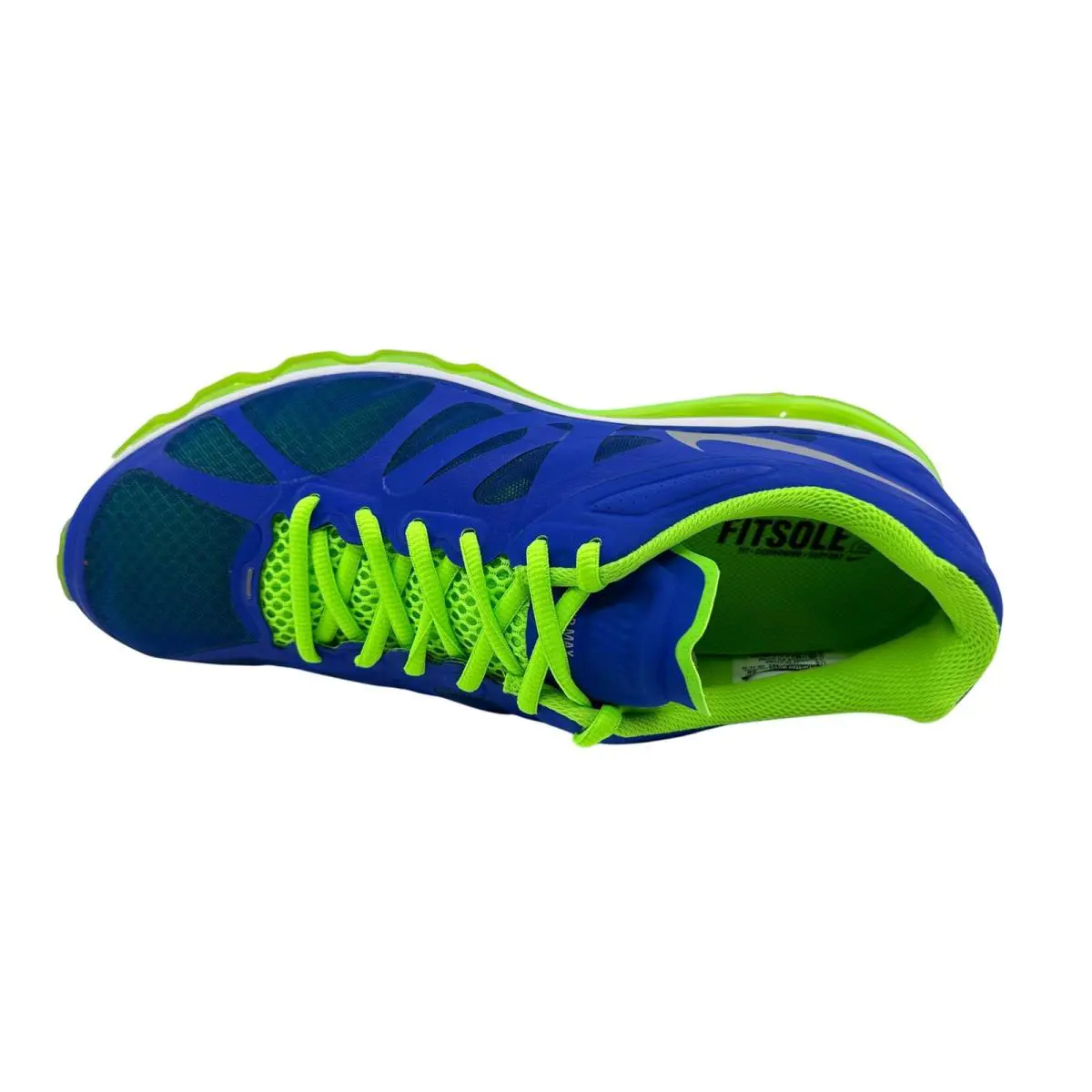 Nike shoes - Nike Air Max+ 2012 - Air - 487982 403 - Blue, Manufacturer: Royal Blue Metallic Silver Green 2