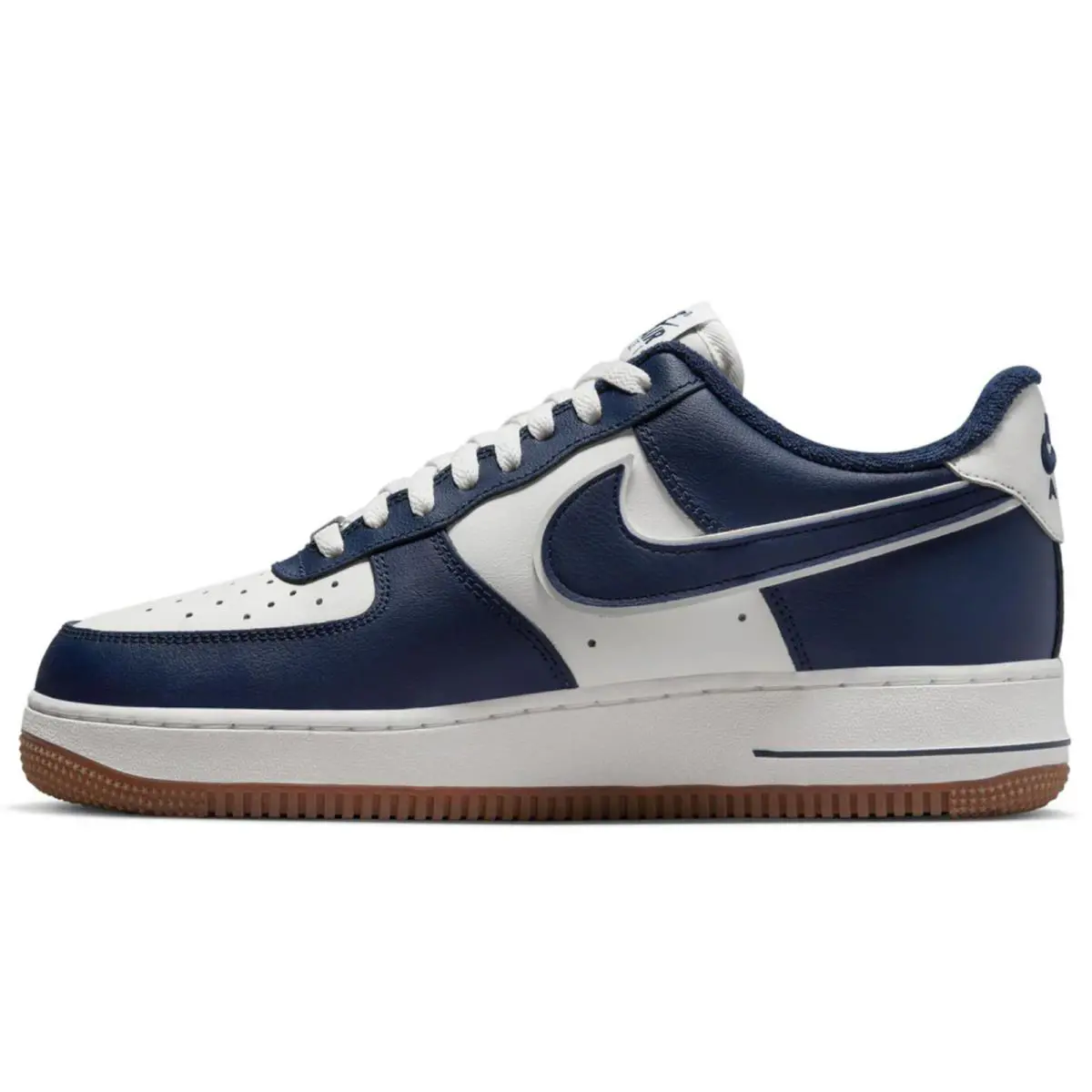 Nike shoes - Nike Air Force 1 `07 - DQ7659-101 - Sail/Midnight Navy/Medium Gum Brown 0