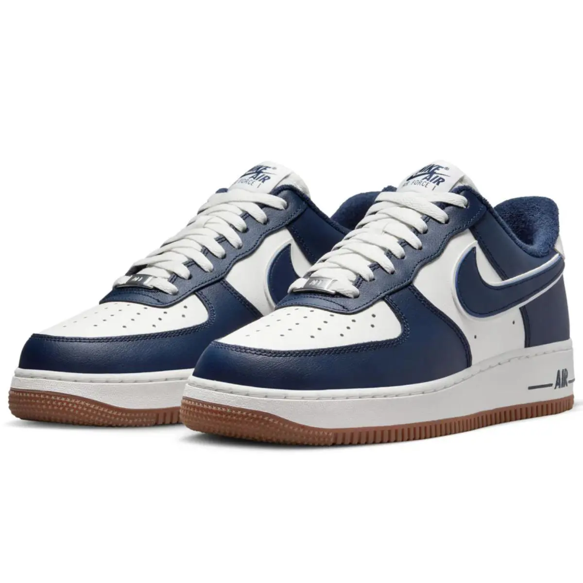Nike shoes - Nike Air Force 1 `07 - DQ7659-101 - Sail/Midnight Navy/Medium Gum Brown 1