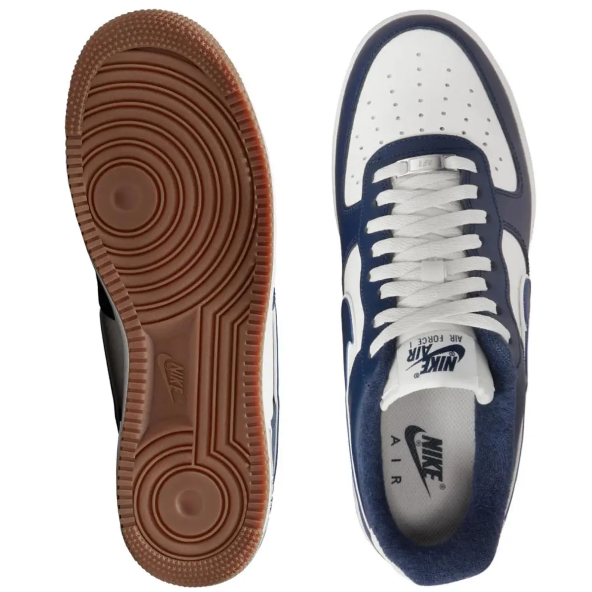 Nike shoes - Nike Air Force 1 `07 - DQ7659-101 - Sail/Midnight Navy/Medium Gum Brown 2