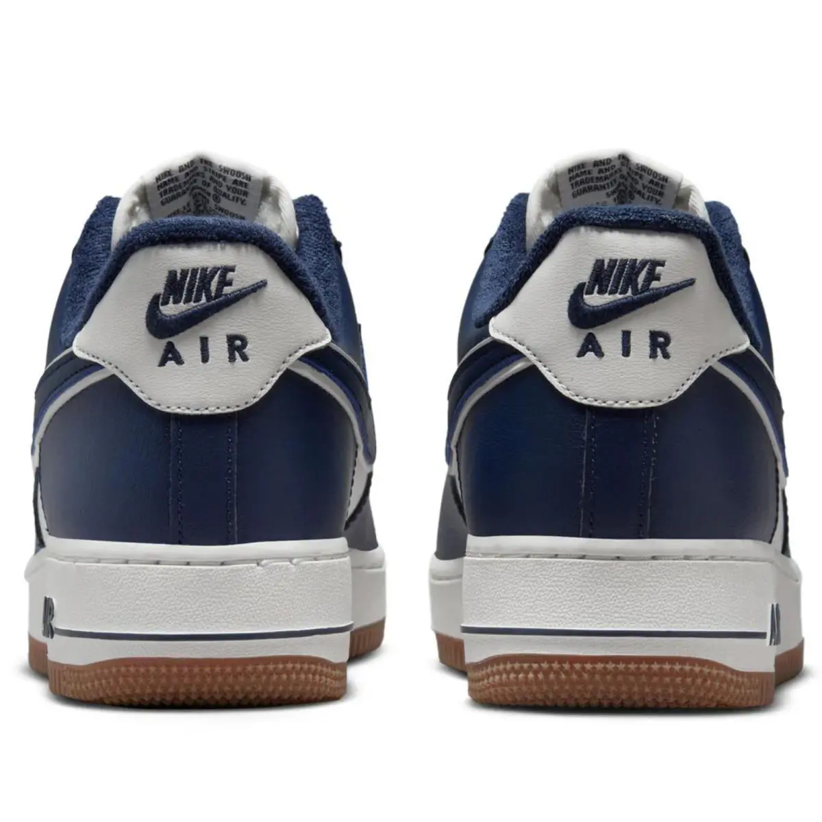 Nike shoes - Nike Air Force 1 `07 - DQ7659-101 - Sail/Midnight Navy/Medium Gum Brown 3