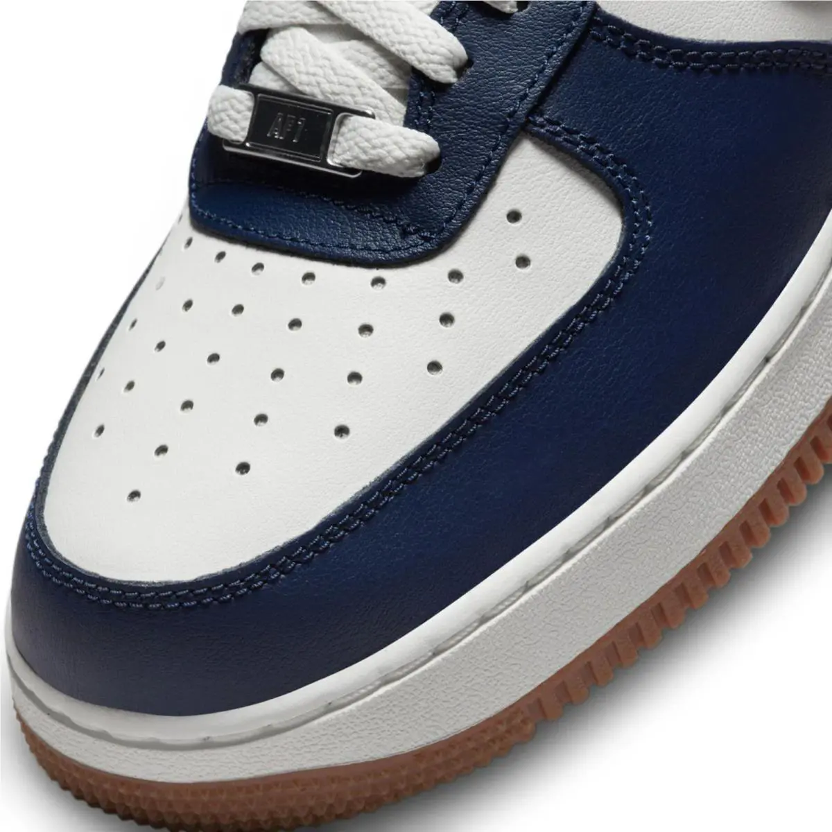 Nike shoes - Nike Air Force 1 `07 - DQ7659-101 - Sail/Midnight Navy/Medium Gum Brown 4