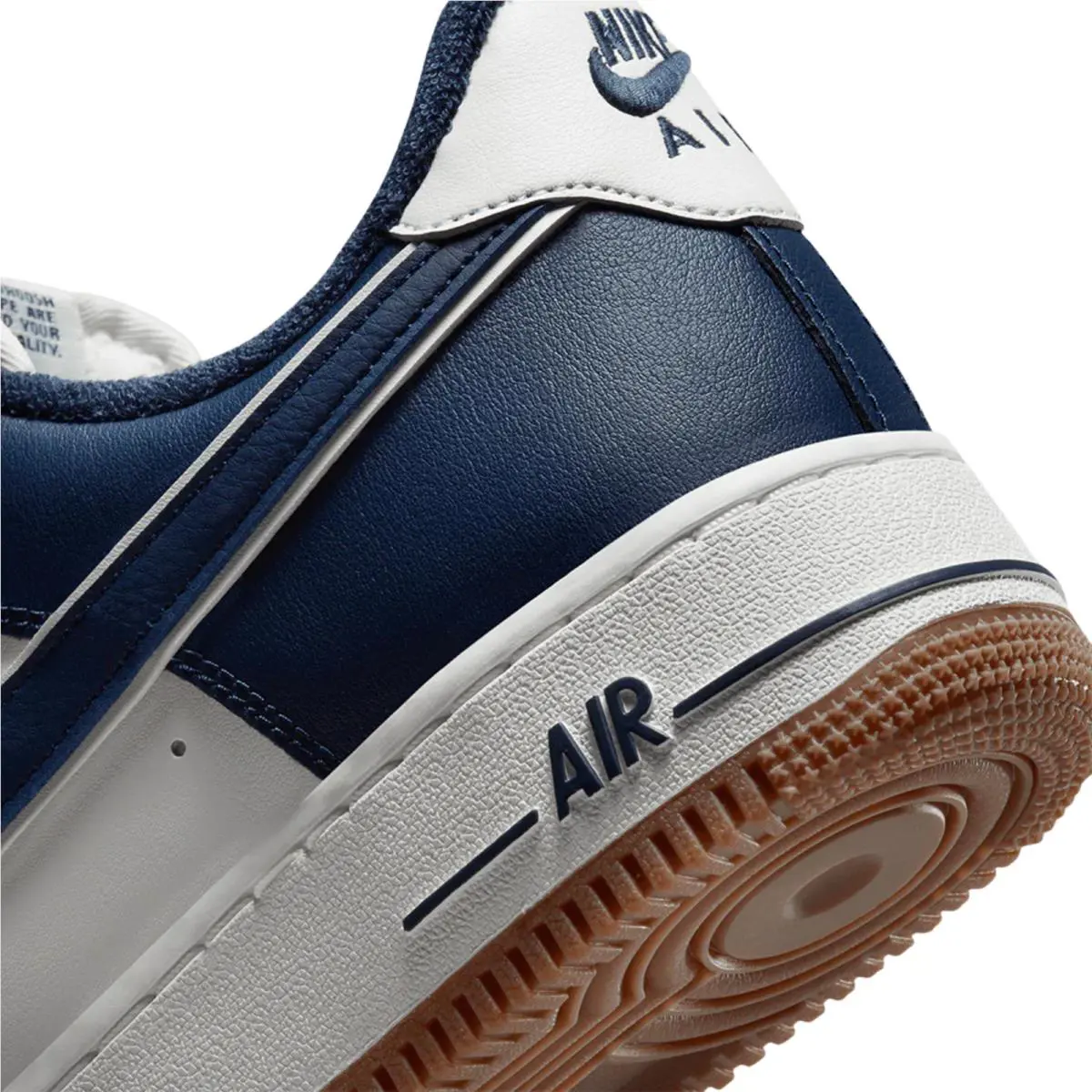 Nike shoes - Nike Air Force 1 `07 - DQ7659-101 - Sail/Midnight Navy/Medium Gum Brown 5