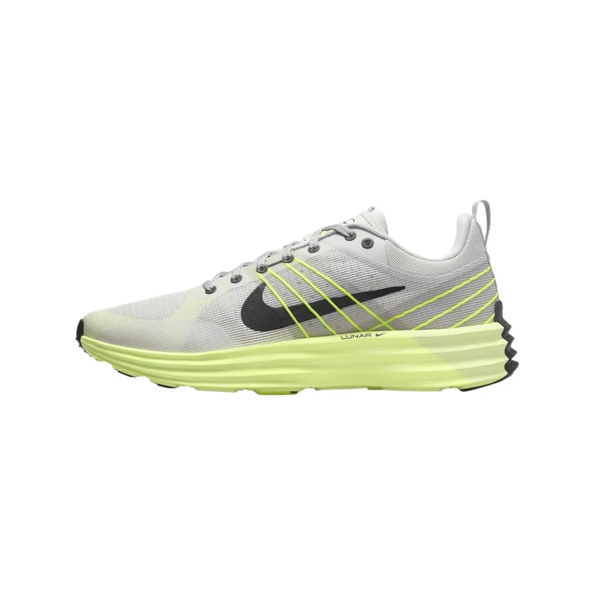 Nike Mens Lunar Roam Running Shoes HV0812 011 - NEUTRAL GREY/BLACK VOLT