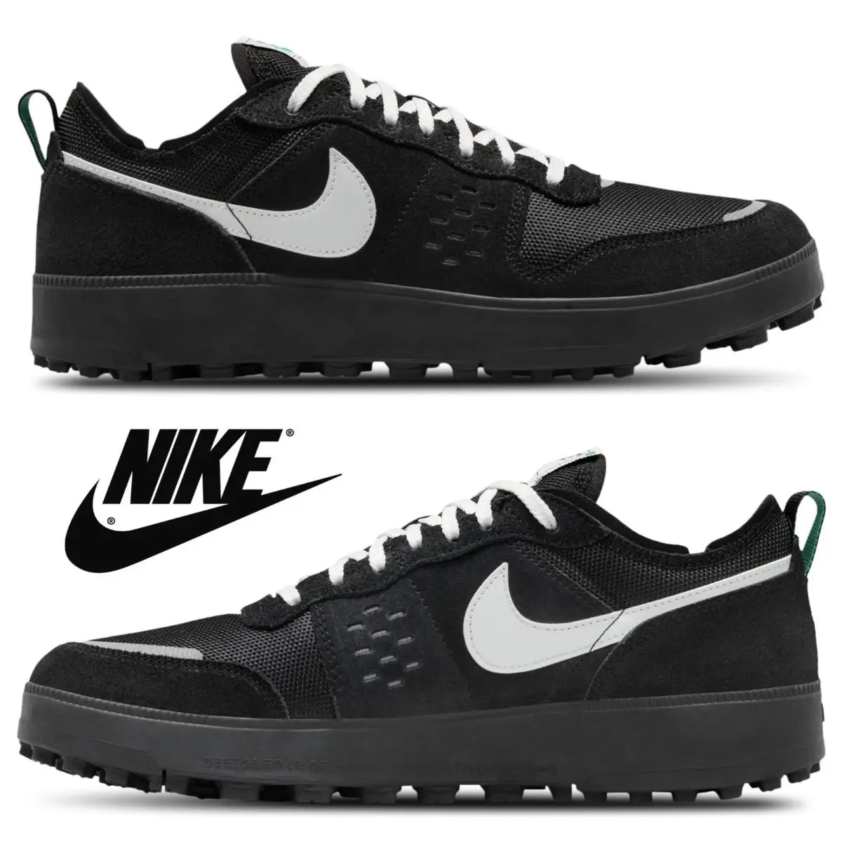 Nike shoes - Nike C1TY - Black, Manufacturer: Black/Summit White/Stadium Green 5