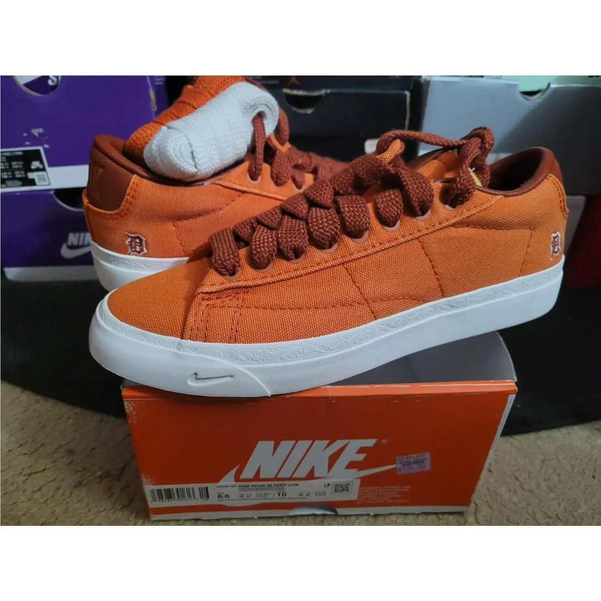 Nike shoes - Nike Blazer Low - Blazer Low - HQ2054 800 - Orange 6