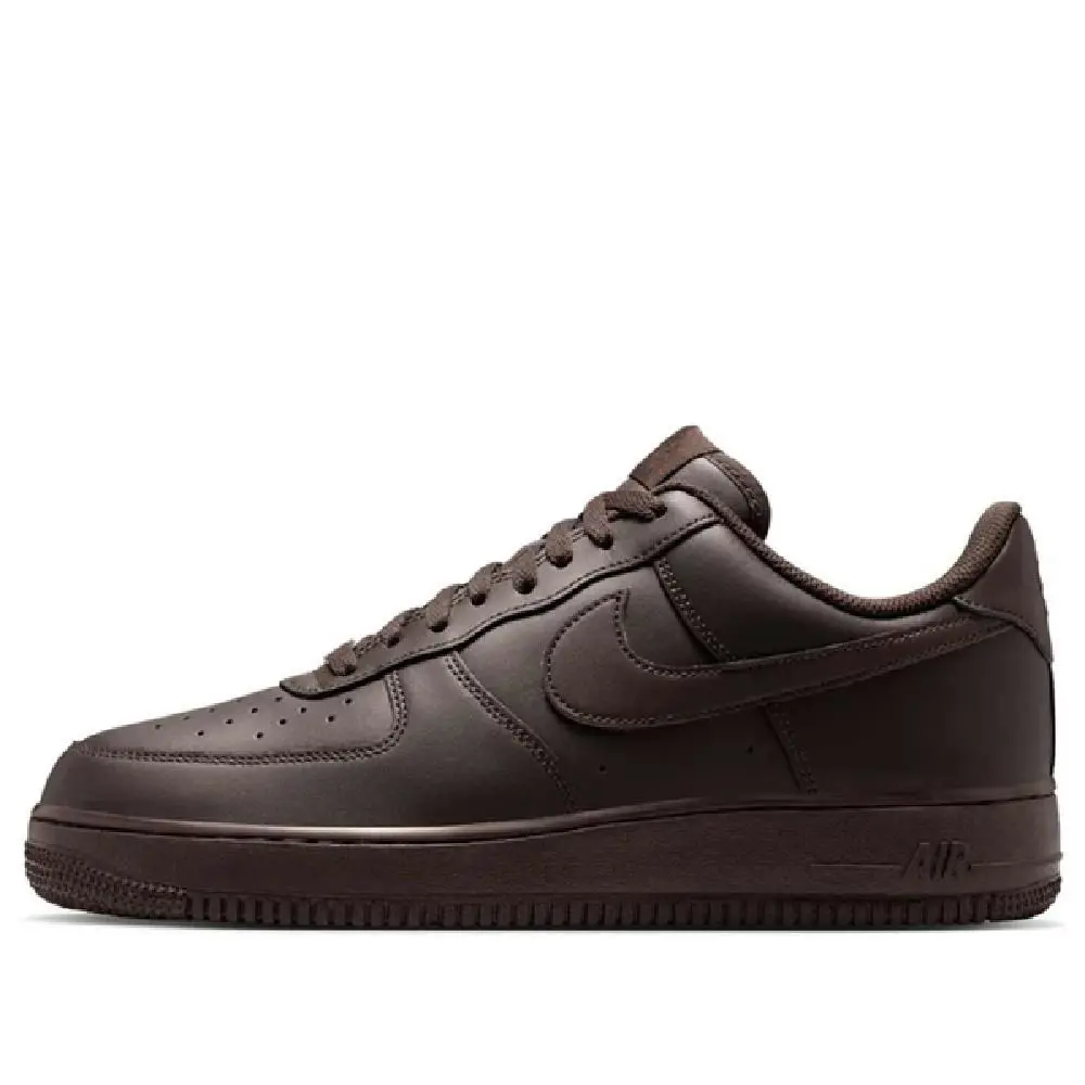 Men`s Nike Air Force 1 `07 Velvet Brown/velvet Brown IH1698 200 - Velvet Brown/Velvet Brown