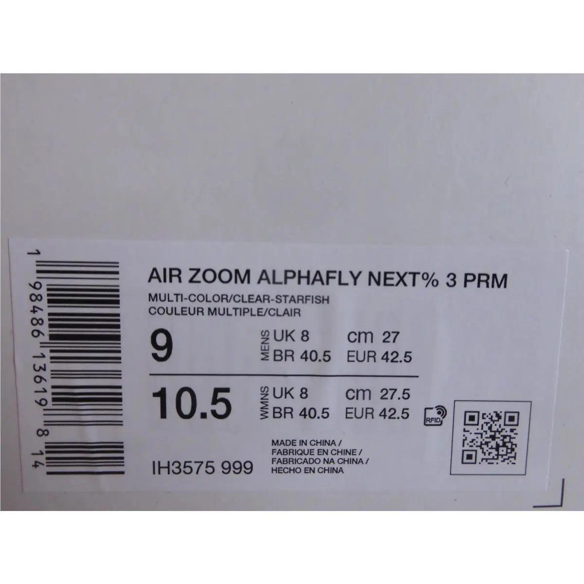Nike shoes - Nike Air Zoom Alphafly NEXT% 3 - IH3575-999 - Multicolor 15