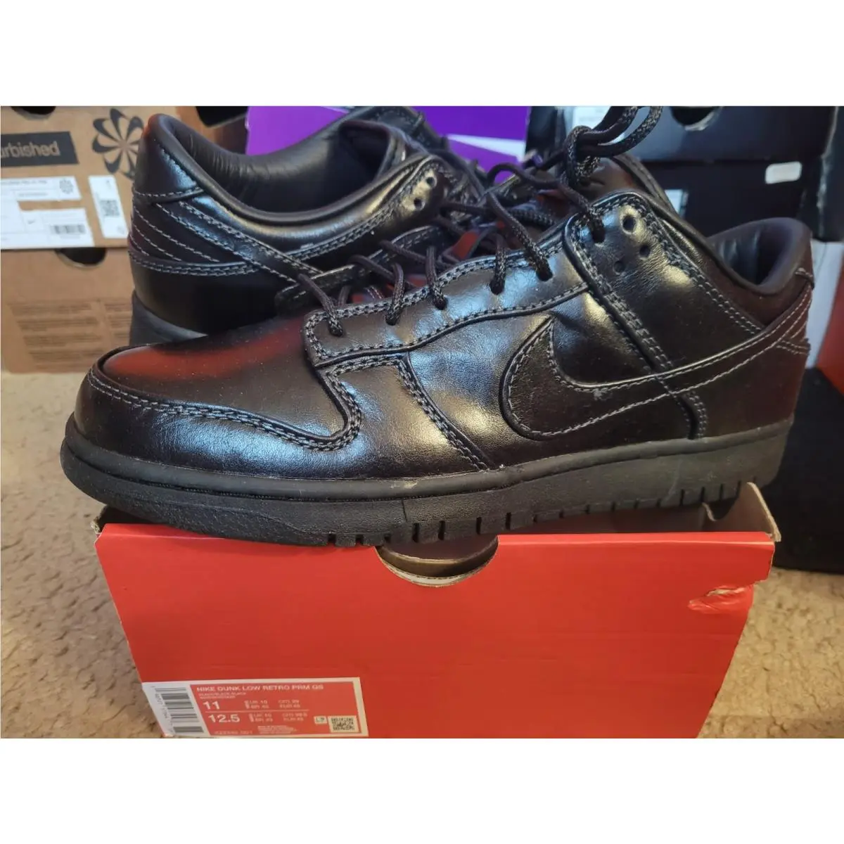Nike shoes - Nike Dunk Low - Dunk Low - IQ3342 001 - Black 5