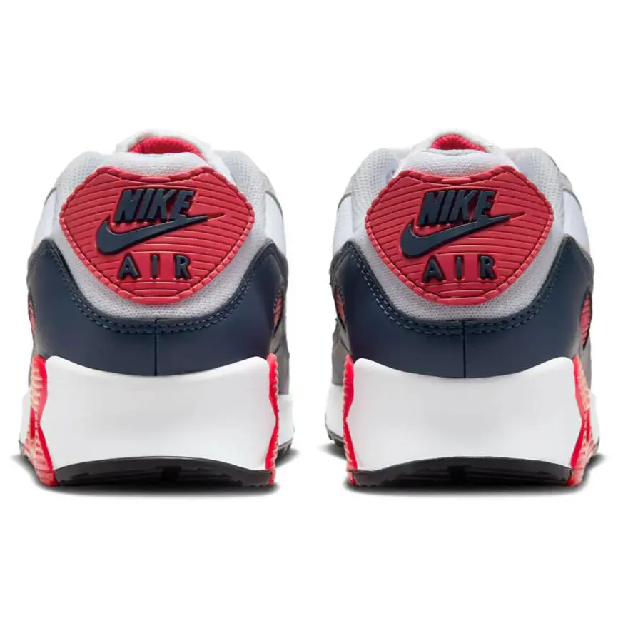 Nike shoes - Nike Air Max 90 - Air Max - DM0029 005 - White/Cool Grey/University Red 4