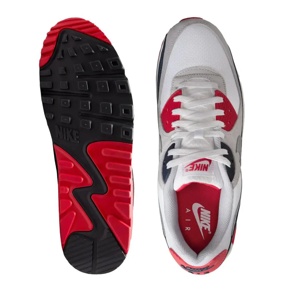 Nike shoes - Nike Air Max 90 - Air Max - DM0029 005 - White/Cool Grey/University Red 5