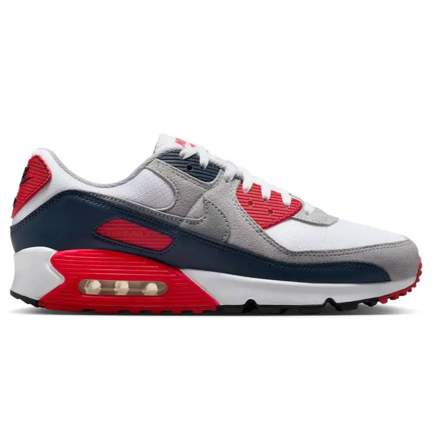 Nike shoes - Nike Air Max 90 - Air Max - DM0029 005 - White/Cool Grey/University Red 6
