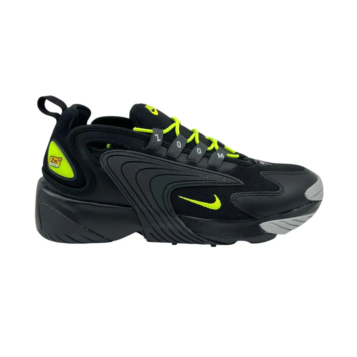 Nike Zoom 2K Black Volt Anthracite Mens Athletic Sneaker - Black, Manufacturer: Black Volt Anthracite