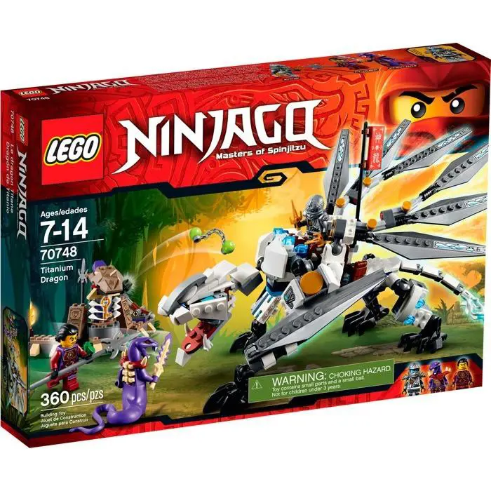 Lego Ninjago Titanium Dragon 70748 Dent
