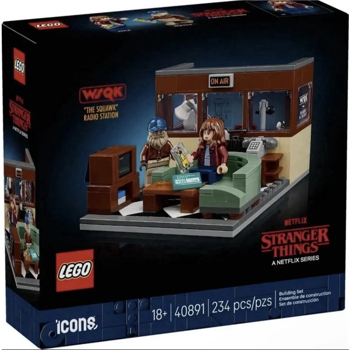 Lego Stranger Things 40891 Wsqk Radio Station Toy Set Limited Shipped