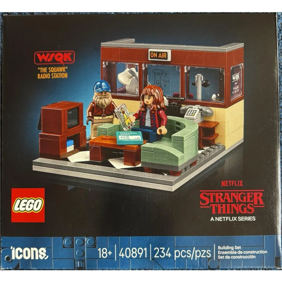Lego Stranger Things Wsqk The Squawk Radio Station 40891 in Hand Gwp