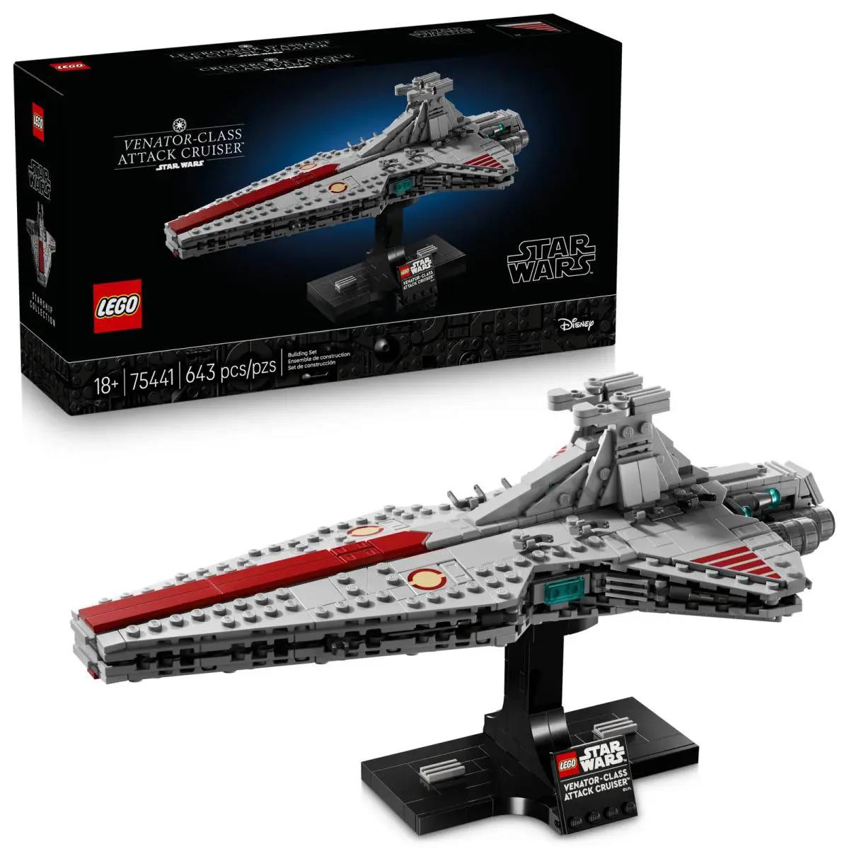 Lego Star Wars Venator-class Attack Cruiser Building Set For Adults Men