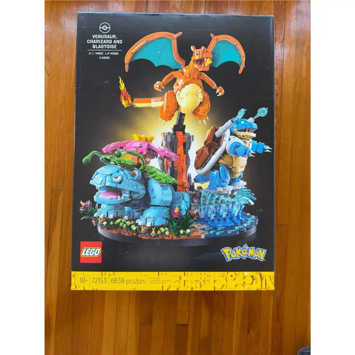 Lego Pokemon Venusaur Charizard and Blastoise Set - 72153
