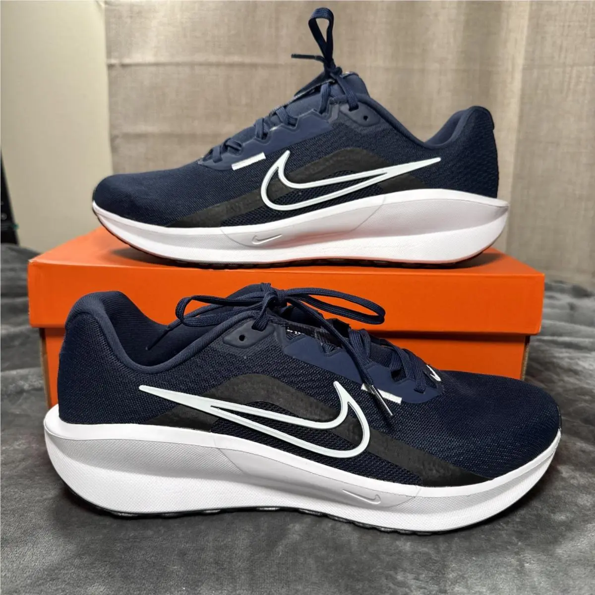 Nike Downshifter 13 Midnight Navy Running Shoes Sneakers Men`s Size 11.5