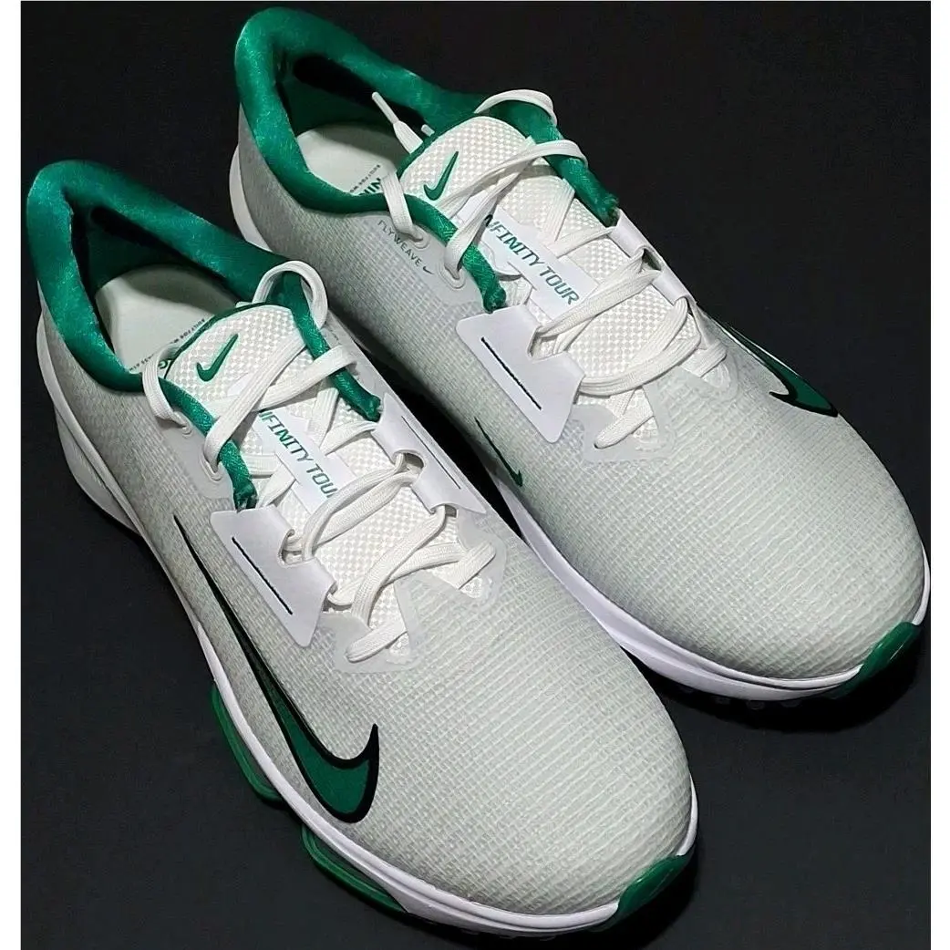 Air Zoom Infinity Tour 2 Golf Shoes Men 11.5 White Malachite HQ2158-100 by Nike