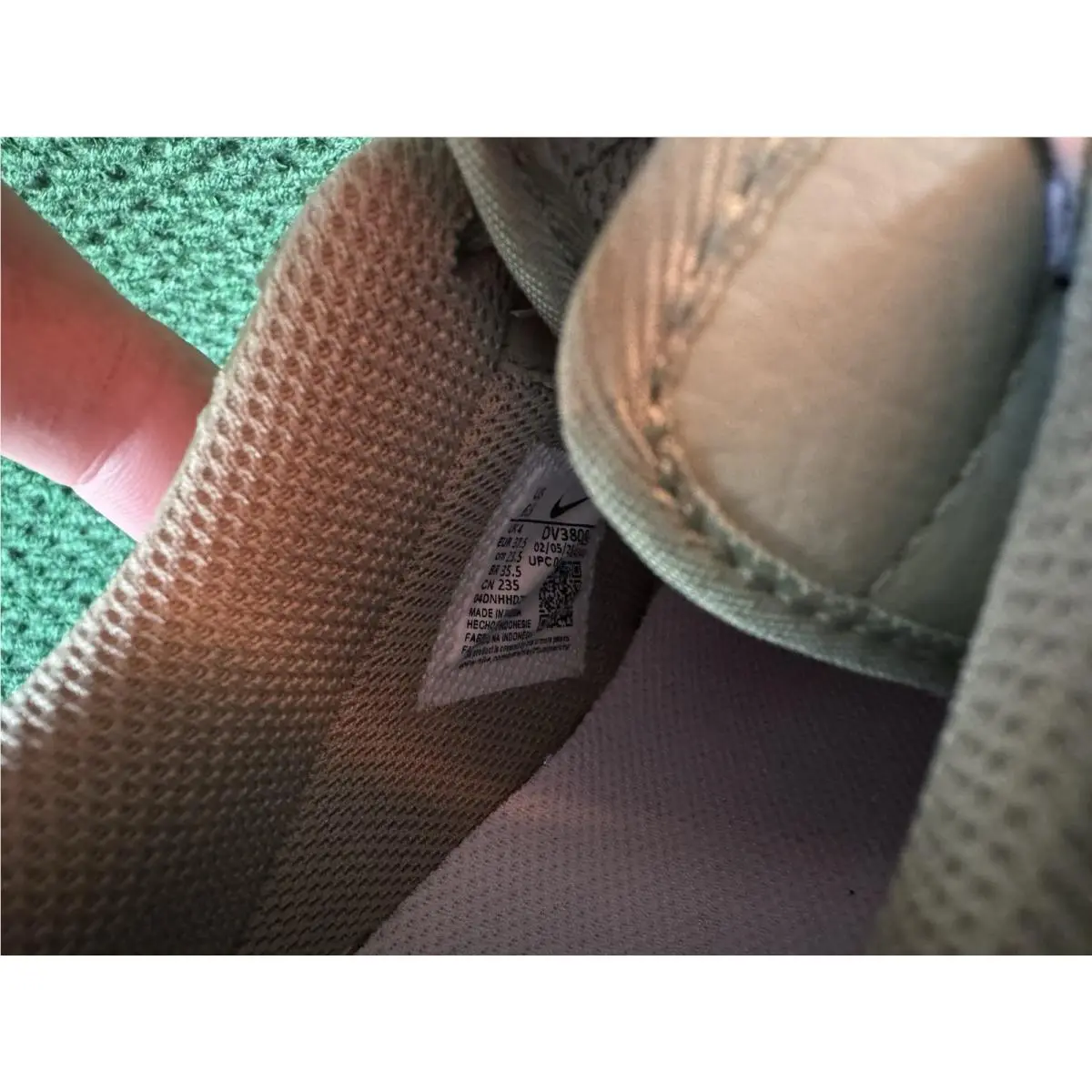 Nike shoes - Nike Air Force 1 - Air Force - DV3808-113 - WHITE/OIL GREEN-WHITE (UPC: 198480945130) 8