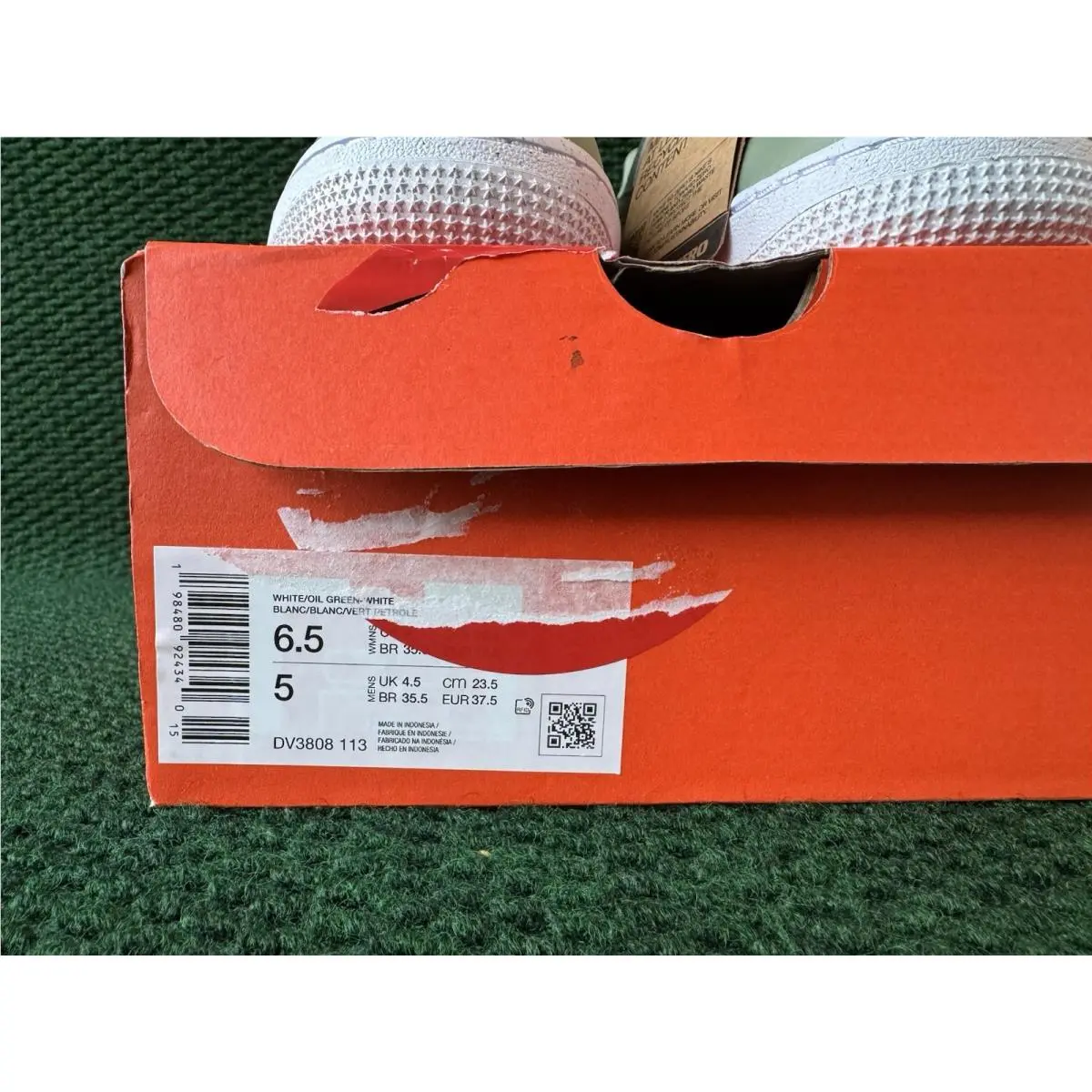Nike shoes - Nike Air Force 1 - Air Force - DV3808-113 - WHITE/OIL GREEN-WHITE (UPC: 198480945130) 10