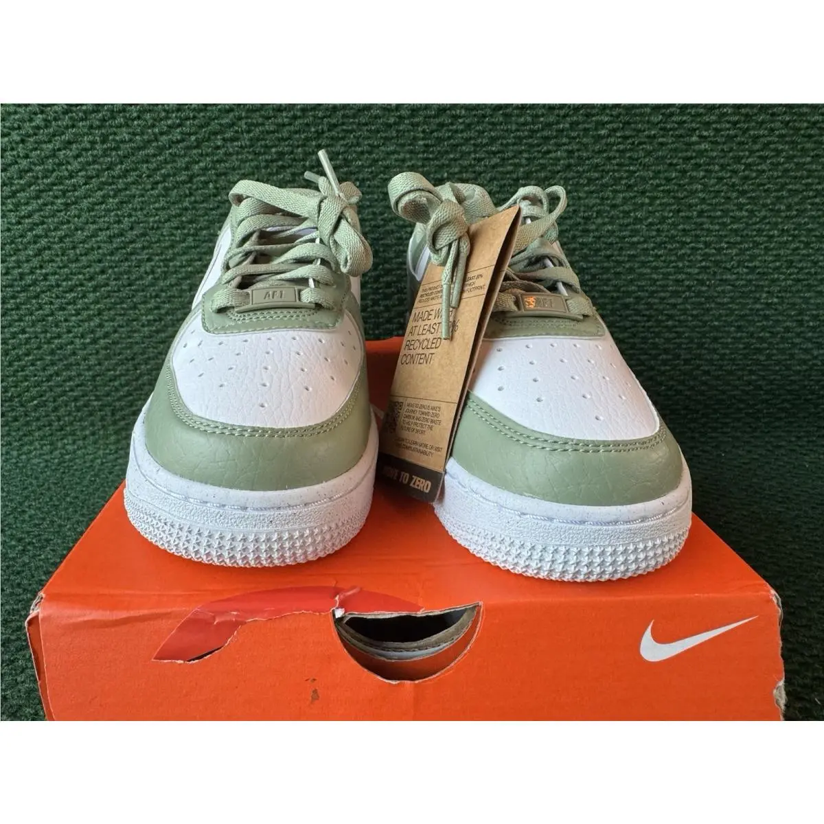 Nike shoes - Nike Air Force 1 - Air Force - DV3808-113 - WHITE/OIL GREEN-WHITE (UPC: 198480945130) 0
