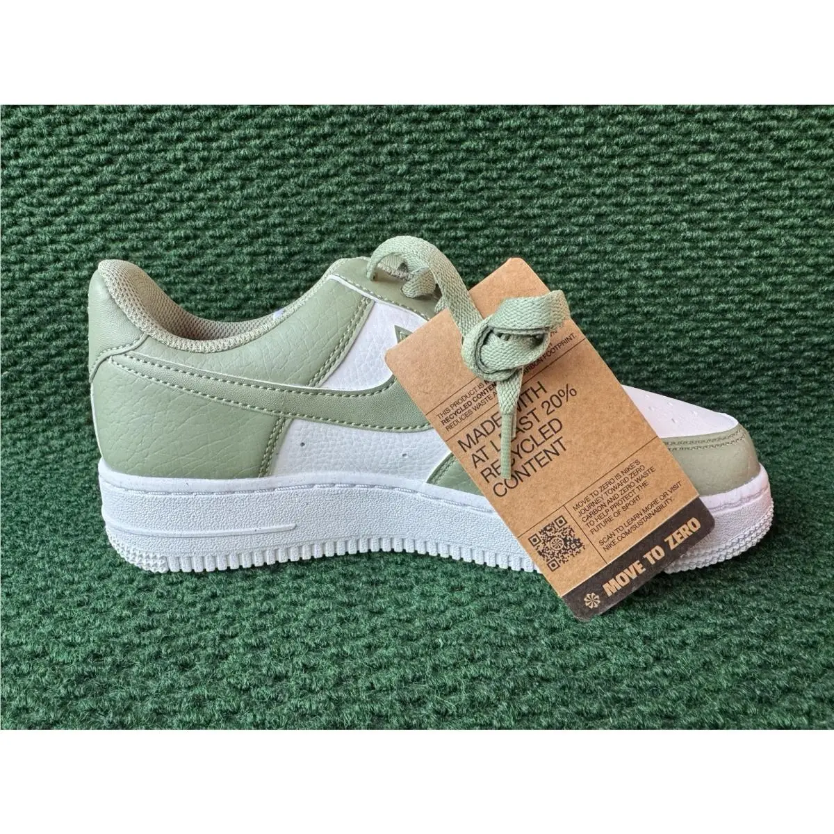 Nike shoes - Nike Air Force 1 - Air Force - DV3808-113 - WHITE/OIL GREEN-WHITE (UPC: 198480945130) 3