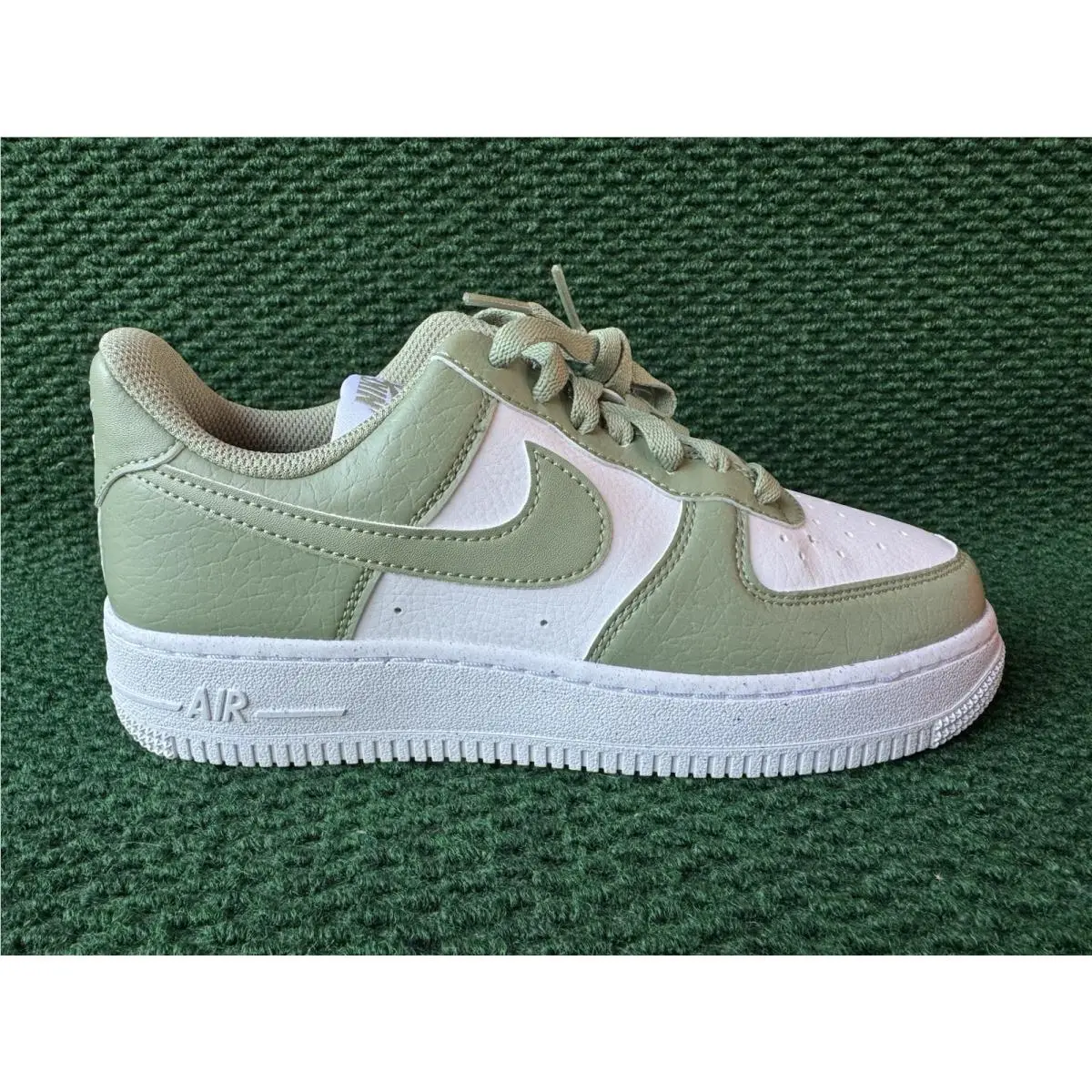 Nike shoes - Nike Air Force 1 - Air Force - DV3808-113 - WHITE/OIL GREEN-WHITE (UPC: 198480945130) 4