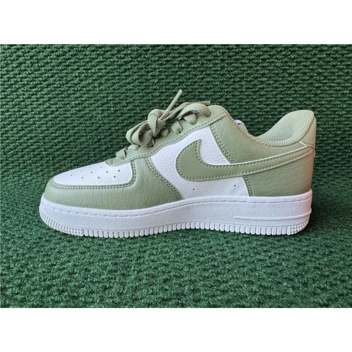 Nike shoes - Nike Air Force 1 - Air Force - DV3808-113 - WHITE/OIL GREEN-WHITE (UPC: 198480945130) 5