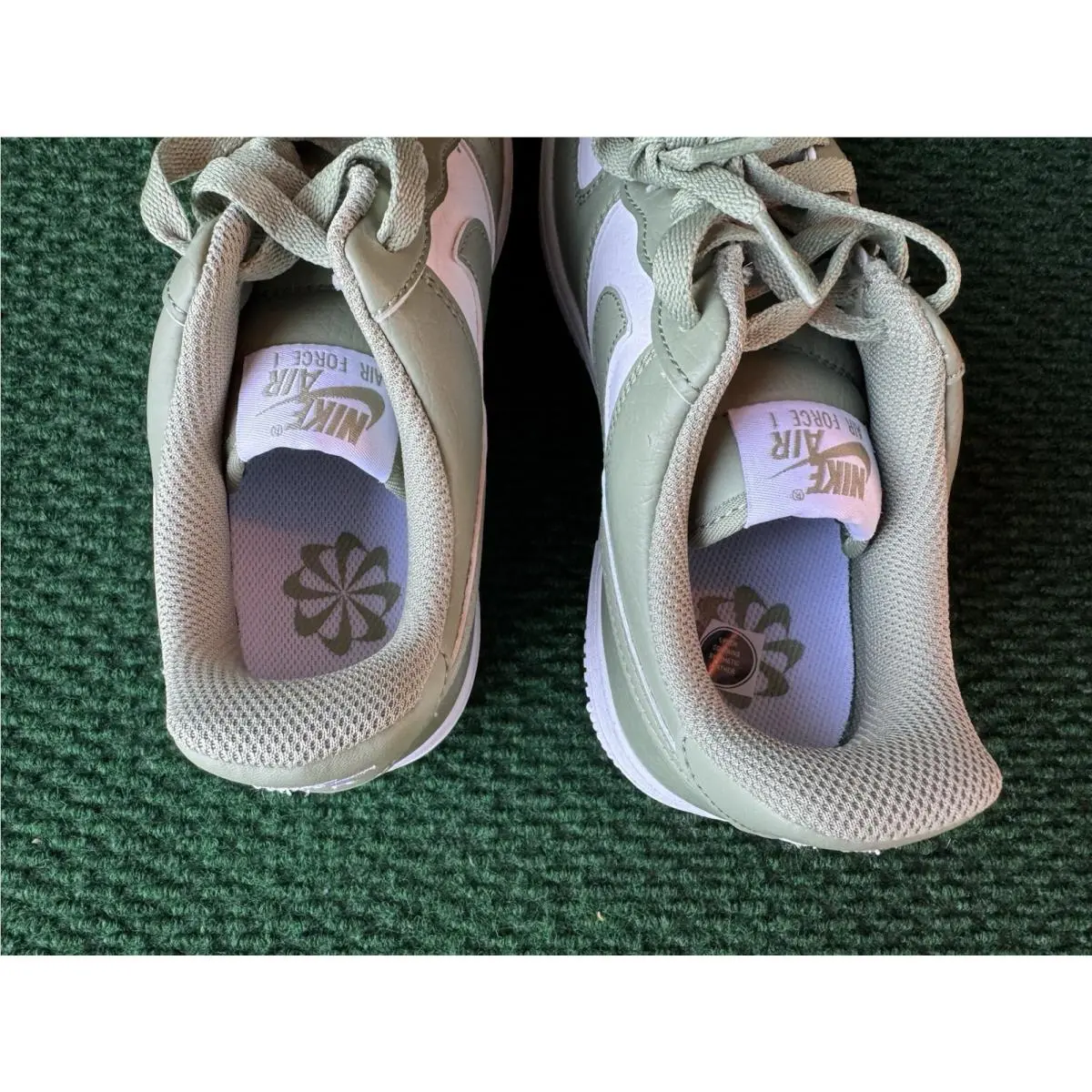 Nike shoes - Nike Air Force 1 - Air Force - DV3808-113 - WHITE/OIL GREEN-WHITE (UPC: 198480945130) 7