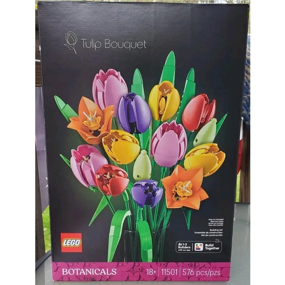 Lego 11501 Botanicals Tulip Bouquet Mothers Day 576 Pcs