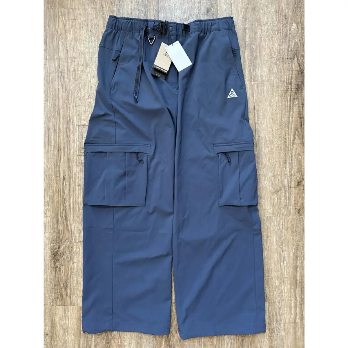 Nike Acg Smith Summit Cargo Pants Blue Women’s Sz Large FN1947-437
