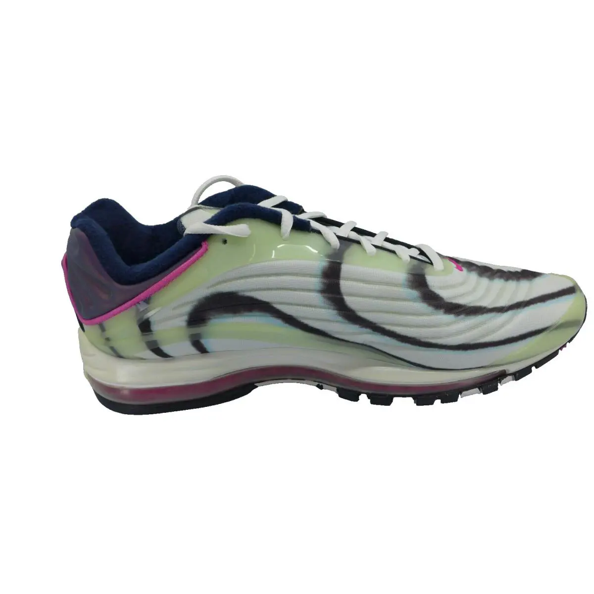 Nike Air Max Deluxe Mens Enamel Green Silver Athletic Shoes Size 8.5 - Enamel Green Silver